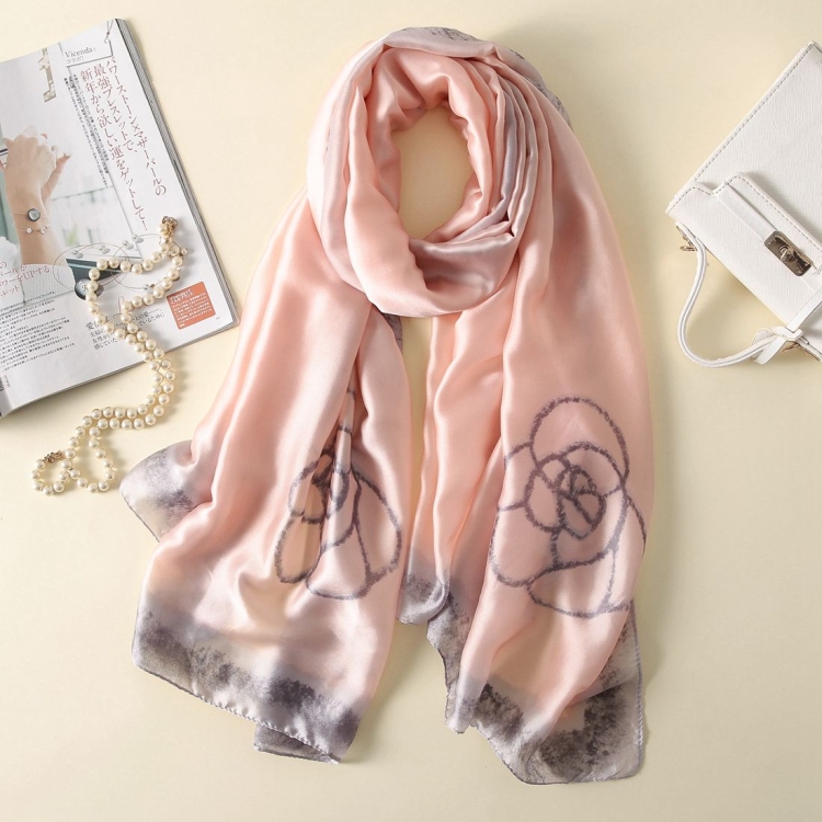 Women Flowers Elegant Imitated Silk Fabric Shawl Sunscreen Beach Scarf, Size: 90x180cm, ALA2560A, ALA2560AA, ALA2560AB, ALA2560AC, ALA2560AD, ALA2560AE, ALA2560B, ALA2560D, ALA2560E, ALA2560F, ALA2560G, ALA2560H, ALA2560J, ALA2560K, ALA2560L, ALA2560M...