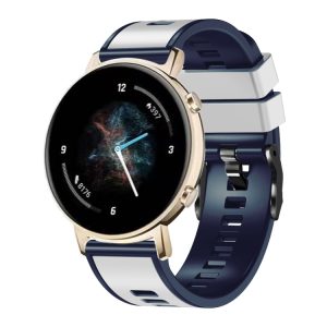 Universal Two Color Silicone Watch Band, 20mm, 22mm