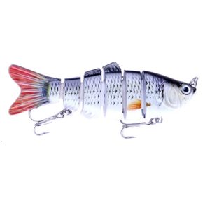 HENGJIA JM020 11cm 18g Multi-section Plastic Hard Baits Fishing Lures Set Fishing Tackle Baits, 1#, 3#, 4#, 5#