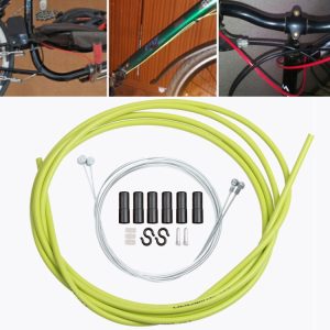 Universal Bicycle Brake Cable Tube Set, Green, Grey, Blue, Red, White, Yellow, Black, Orange