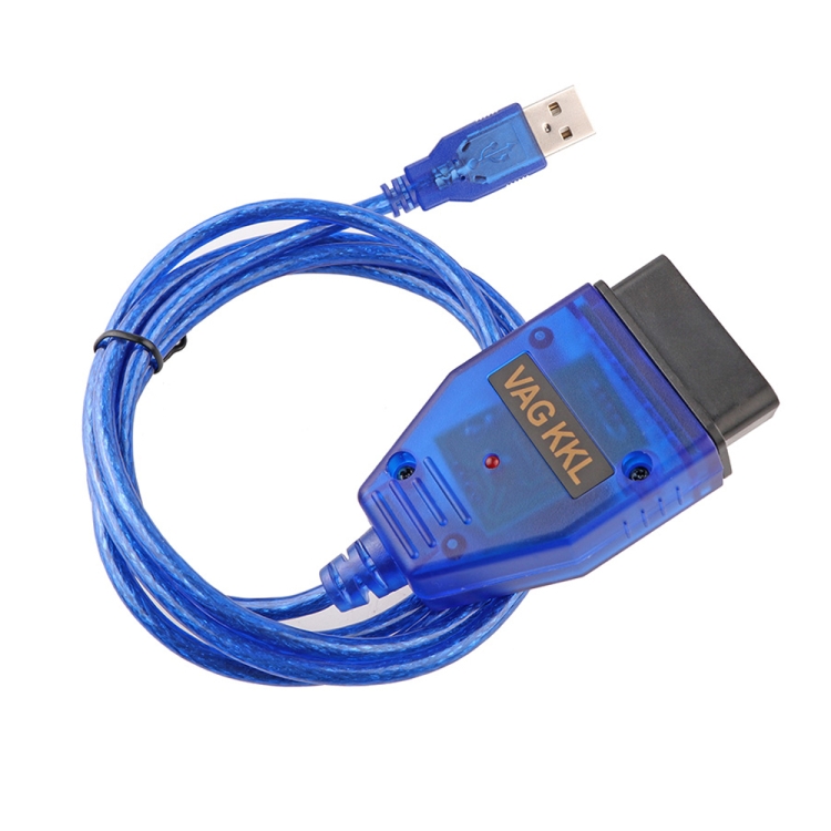 USB Cable KKL VAG-COM Car Auto Scanner Scan Tool for VW/Audi 409.1(Blue) - Image 2