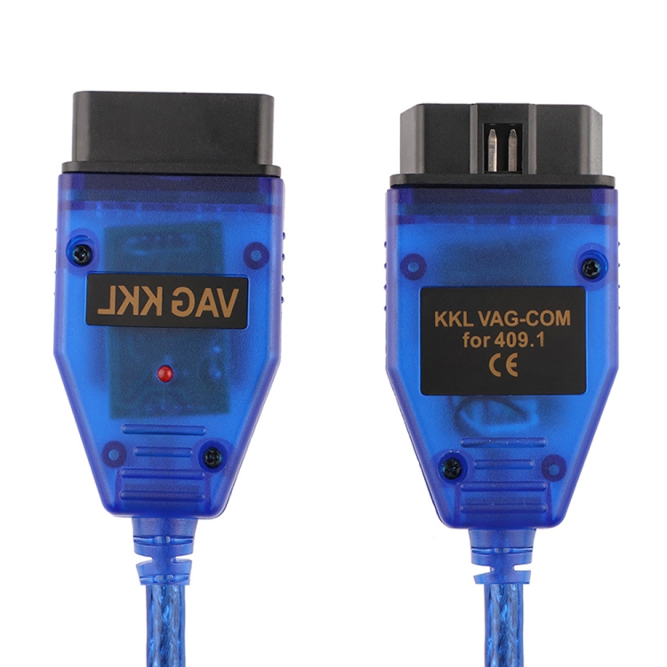 USB Cable KKL VAG-COM Car Auto Scanner Scan Tool for VW/Audi 409.1(Blue) - Image 4