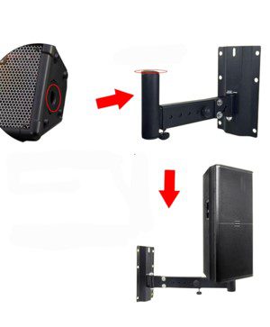 SPS-501 Wall Mount Speaker Bracket 20-42 Inch - Image 7