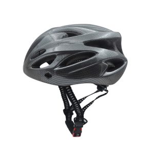 Unisex Cycling Bike One-piece Helmet, Fiber Black