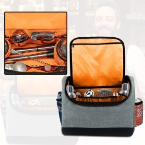 Travel Bartender Kit Bag Bar Tool Storage Bag