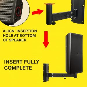 SPS-501 Wall Mount Speaker Bracket 20-42 Inch