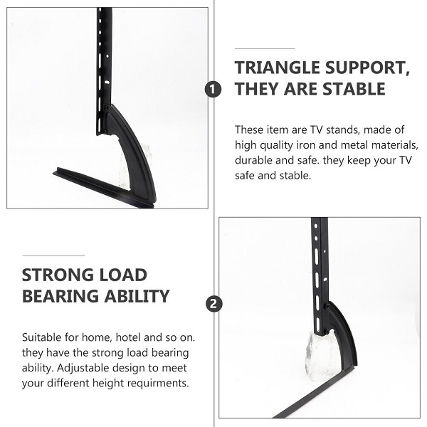 HQ-007 Adjustable Metal Pedestal TV Stand Legs 26-37" - Image 5