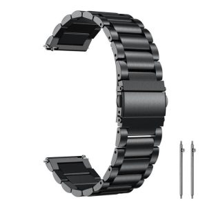 xDfind Three Beads Stainless Steel Watch Band, 14mm, 18mm, 20mm, 22mm