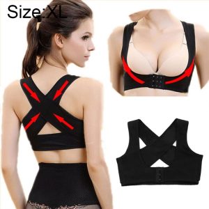 Women Ultrathin Kyphosis Correction Shoulder Support Tight-fitting Orthopedic Belt, Size:XL, XL